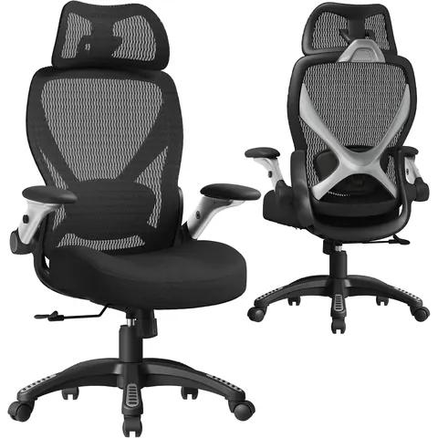 ELABEST X100 Ergonomic Mesh Chair, 5D Arms, 3D Lumbar Support