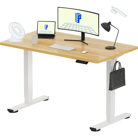 FLEXISPOT EN1 Electric Standing Desk, 4 Memory Presets