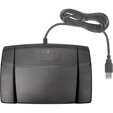 Infinity 3 USB Foot Pedal Control with Computer Plug In