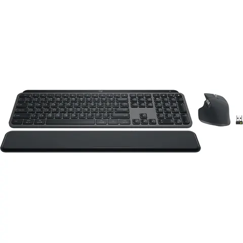 Logitech MX Keys S Combo, Wireless Keyboard and Mouse, Graphite