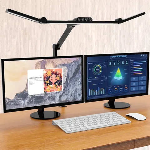 Micomlan LED Architect Desk Lamp with Clamp, 24W
