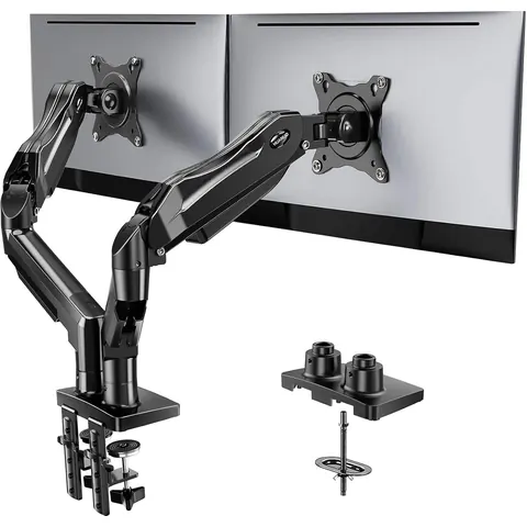 HUANUO FlowLift Dual Monitor Stand, 13 to 32 inch, Full Motion